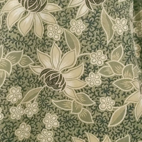 J. Crew - Floral Design Shirt - light goldenrod yellow and green - Picture 5 of 6